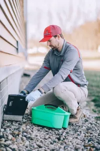 Technician working