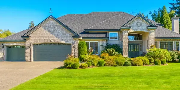 house with a nice lawn